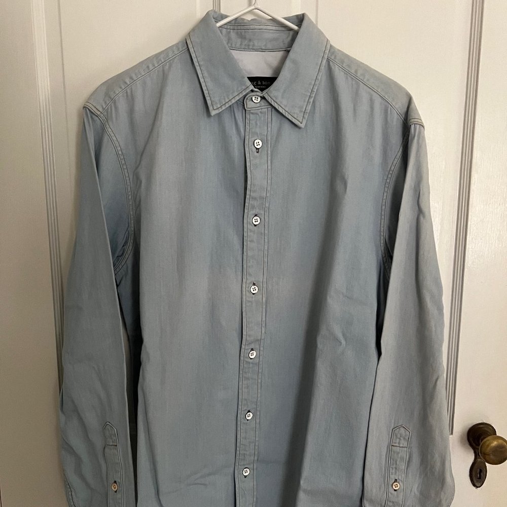 Rag & Bone light chambray button down